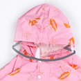 thumbnail image 4 of WERYOUNG Children's one-piece Raincoat cartoon full print lightweight hooded Rainwear for boys girls waterproof jumpsuit, 2-3 Years, Pink, 4 of 6