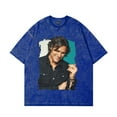 thumbnail image 2 of Joe Nichols Black Tour Washed Cotton Tshirt Casual Short Sleeve Hip Hop Tee Shirt, 2 of 3