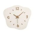 thumbnail image 3 of Reloj de pared Decoración de pared Artesanía Silencioso Decoración minimalista Reloj asimétrico para Blanco, 3 of 9