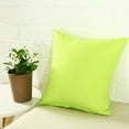 thumbnail image 3 of Yesbay Plain Solid Color Throw Pillow Case Home Sofa Linen Cotton Square Cushion Cover, 3 of 7