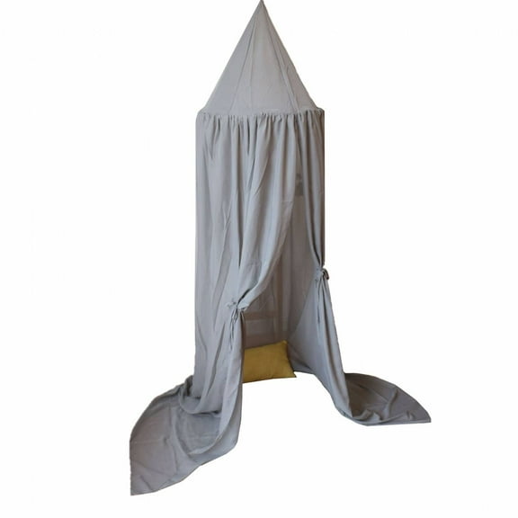 AUQ Bedroom Canopy,Healthy and Effective Protection Mosquito Nets for Beds,Prevents Insect Entry Bed Canopy,Gray