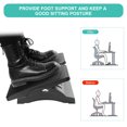 thumbnail image 3 of Adjustable Footrest Under Desk, Ergonomic Foot Rest with 2 Separate Foot Panels and 30 Degree Tilt Angle for Home, Office, 3 of 7