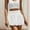 White, variant on Clearance Clothes Under $10.00 Abomasnow Women's Y2K Bubble Shorts Elastic High Waisted Wide Leg Bloomers Shorts