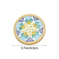 thumbnail image 3 of Eoozwa Mosaic Tiles for Crafts,Mixed Color Glass Mosaic Kits with Wooden Coaster for Adults,Coasters Kit Mosaic Supplies for Handmade Home Decoration Gift, 3 of 6