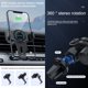 thumbnail image 4 of Scienceny Universal 15W Car Phone Wireless Charger Holder Set Tipo-c Rotating Smartphone Adaptador Soporte Cuna de plástico Paneles de instrumentos para automóviles Plata Scienceny VI015494-04, 4 of 6