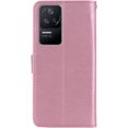 thumbnail image 5 of Case for Xiaomi Poco F4 5G with Credit Cards Pocket, Glitter Bling Diamond PU Leather Wallet Phone Case Flip Cover for Xiaomi Poco F4 5G Owl Rose Gold, 5 of 6