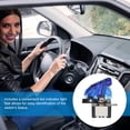 thumbnail image 1 of Luxshiny LED Indicator Light Toggle Switch Plate Cover Blue Plastic 1Set for Car Enthusiasts, 1 of 6