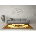 thumbnail image 3 of Ahgly Company Indoor Rectangle Medallion Yellow Traditional Area Rugs, 5' x 7', 3 of 4