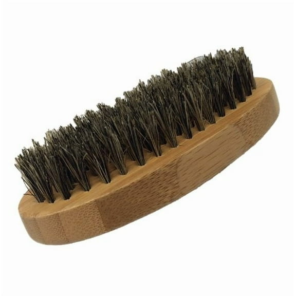 G.B.S Men Beard & Mustache Brush Pure boar bristle wooden handle brush for Perfect Grooming and Soften Your Facial Hair Professional Premium beard brush for super-stylish beard, Adds Shine & Softness