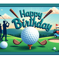 thumbnail image 3 of Golf Theme Birthday Banner Outdoor Sports Decorative Design for Birthday Party Event Celebration, 3 of 7