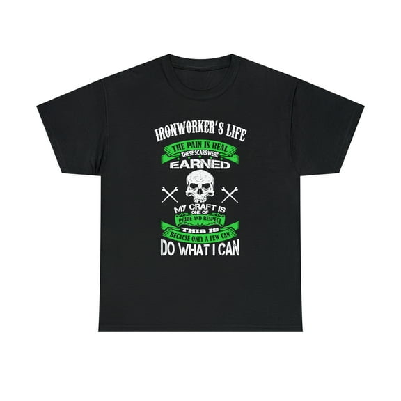 Ironworker Life The Pain is Real Ironworker Tshirt