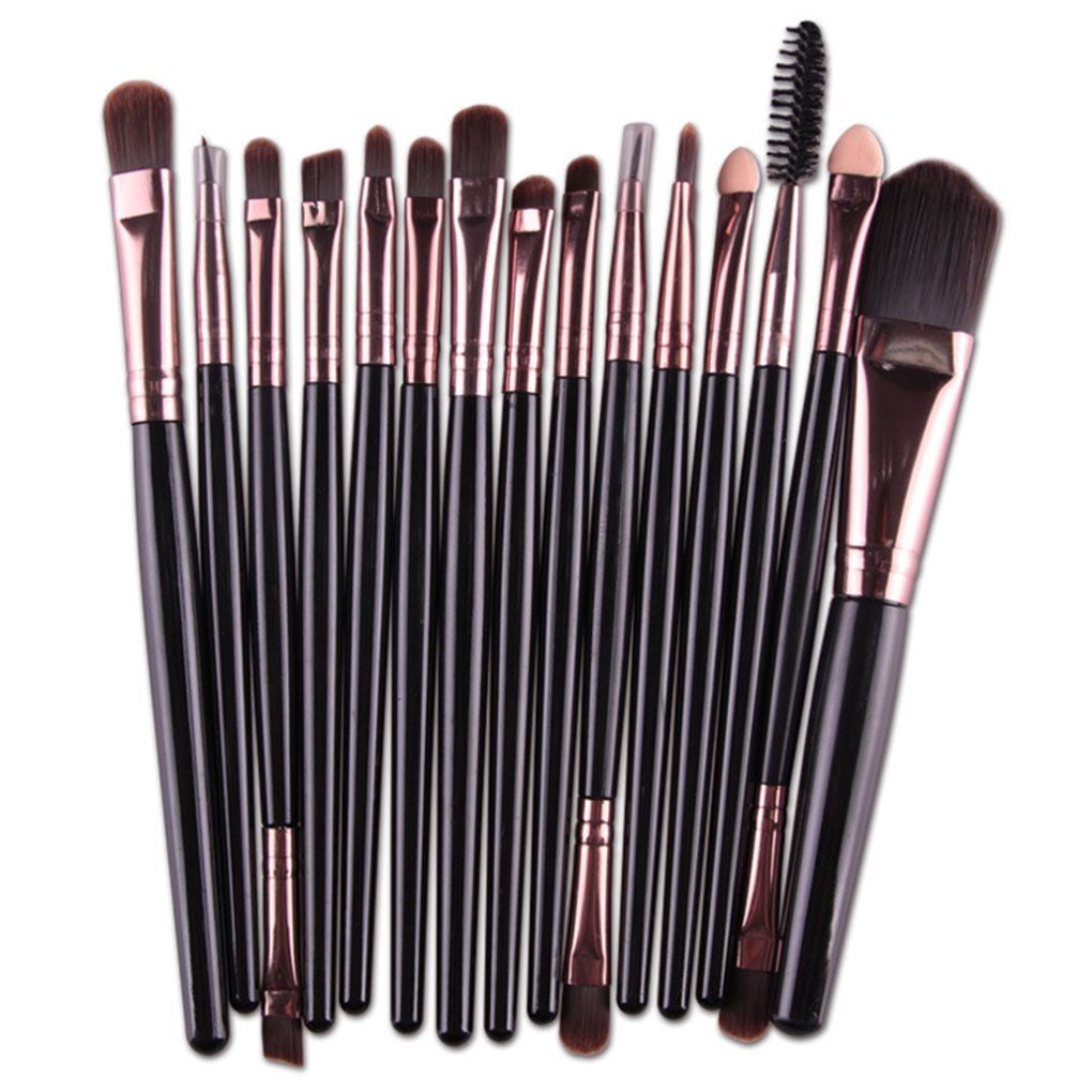 15pcs/set Eye Shadow Cosmetic Makeup Brushes Set Lip Eyebrow Brush Kits ...