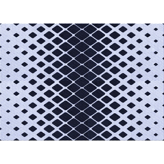 Ahgly Company Indoor Rectangle Patterned Heavenly Blue Area Rugs, 7' x 9'