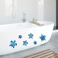 thumbnail image 5 of SNNROO 12 Pieces Clear Decal Vinyl Wall Sticker Decoration, Underwater Ocean Decals Waterproof Wall Sticker for Home Office Living Room Wall Bathroom Toilet, Sea Turtles- Blue, 5 of 6