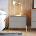 thumbnail image 2 of Jasper Full Extension Drawer Nightstand Gloss (Set of 2), 2 of 10