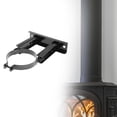 thumbnail image 1 of Soporte de Tubo de Chimenea Macarena Clip Portátil Acero Inoxidable Ajustable Resistente al Calor Negro, 1 of 8
