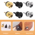 thumbnail image 4 of MLINS 6Pcs Guitar Strap Locks Metal Strap Retainer Guitar Strap Buttons for Guitar Strap Metal Strap Lock Studs, 4 of 6