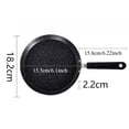 thumbnail image 3 of Crepe Pan Nonstick, 6 Inch Cake Pan, Nonstick-Skillet-Cookware-Granite-Coating, Kitchen Cookware, Weekend Brunch, Black, 1 Pc, 3 of 7
