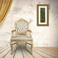thumbnail image 3 of Emery, Kristin 13x32 Gold Ornate Wood Framed with Double Matting Museum Art Print Titled - Light Green Leaves, 3 of 4