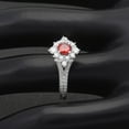 thumbnail image 4 of Selena Engagement Ring Sterling Silver Cz Cluster Womens Ginger Lyne Collection, 4 of 6