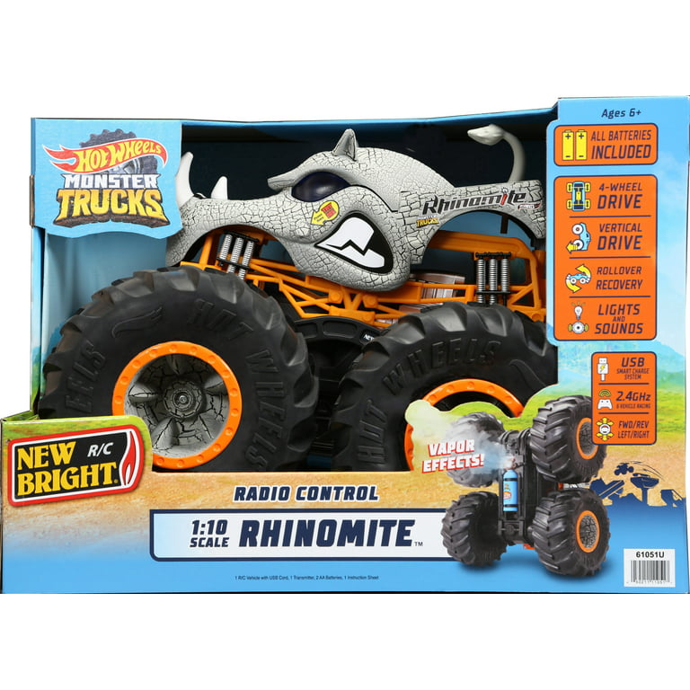 MONDO RC Hot Wheels Monster truck Rhinomite pas cher 