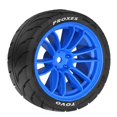 thumbnail image 2 of 4 Ruedas de Goma de 68 mm con Hexágono Interior de 12 mm para TT01 TT02 TA06 XV01 XV02 PTG-2 1/10 RC, Piezas de Mejora para Coche de Carreras D, 2 of 6