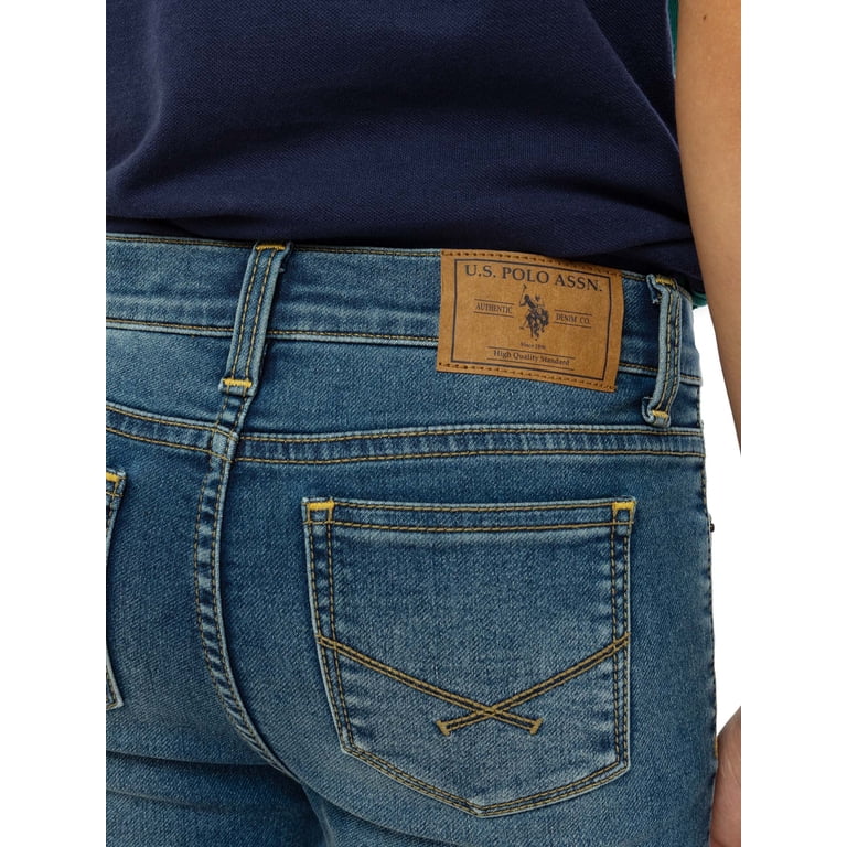 U.S. Polo Assn. Boys Skinny Knit Denim Jean photo 2