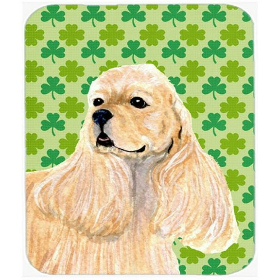 Carolines Treasures  Cocker Spaniel St. Patrick's Day Shamrock Portrait Mouse Pad