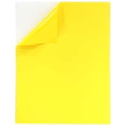 JAM Paper Full Page Labels, 8 1/2 x 11, Yellow, 10/Pack