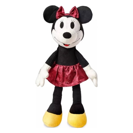 Disney Parks Minnie Mouse Crafted 11 inc Retro Plush New with Tags