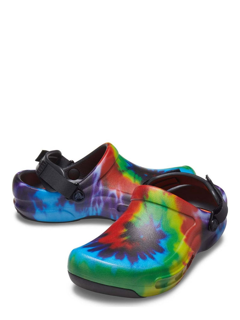 CROCS Tie Dye Bistro Graphic Clog Sandals Colorful Men\'s Size 12 NWOT Crocs Classic Tie Dye Graphic Clog Multi - Size 10M 12W  main image 2