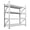 White, variant on STANI Heavy Duty Metal Shelving Units, 5000 lbs Capacity, Adjustable 4 Tier Steel Storage Rack, 60" W x 24" D x 70" H, for Garage, Shop, Warehouse, Black