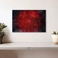 thumbnail image 2 of Elephant Stock Glowing Red Mandala Wall Art - Horizontal Canvas Wall Art - Living Room Wall Decor - Decor Elements Canvas - Red And Black Decor - 12" x 8", 2 of 8