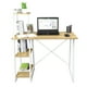 thumbnail image 2 of Escritorio Top Living con Repisas Laterales Marrón y Blanco, 2 of 9