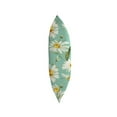 thumbnail image 5 of Jordan Manufacturing 16" x 16" Daphne Iceberg Aqua Floral Square Outdoor Throw Pillow (2 Pack), 5 of 11