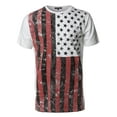 thumbnail image 1 of FashionOutfit Men's American Flag Patriotic Short Sleeves Top, 1 of 3