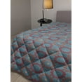 thumbnail image 2 of Floral Down Alternative Comforter, Oriental Mandala Like Pattern of Colorful Petals Leaves Nature Themed Eastern, Microfiber Quilt for All Season, 5 Sizes, Multicolor, by Ambesonne, 2 of 3
