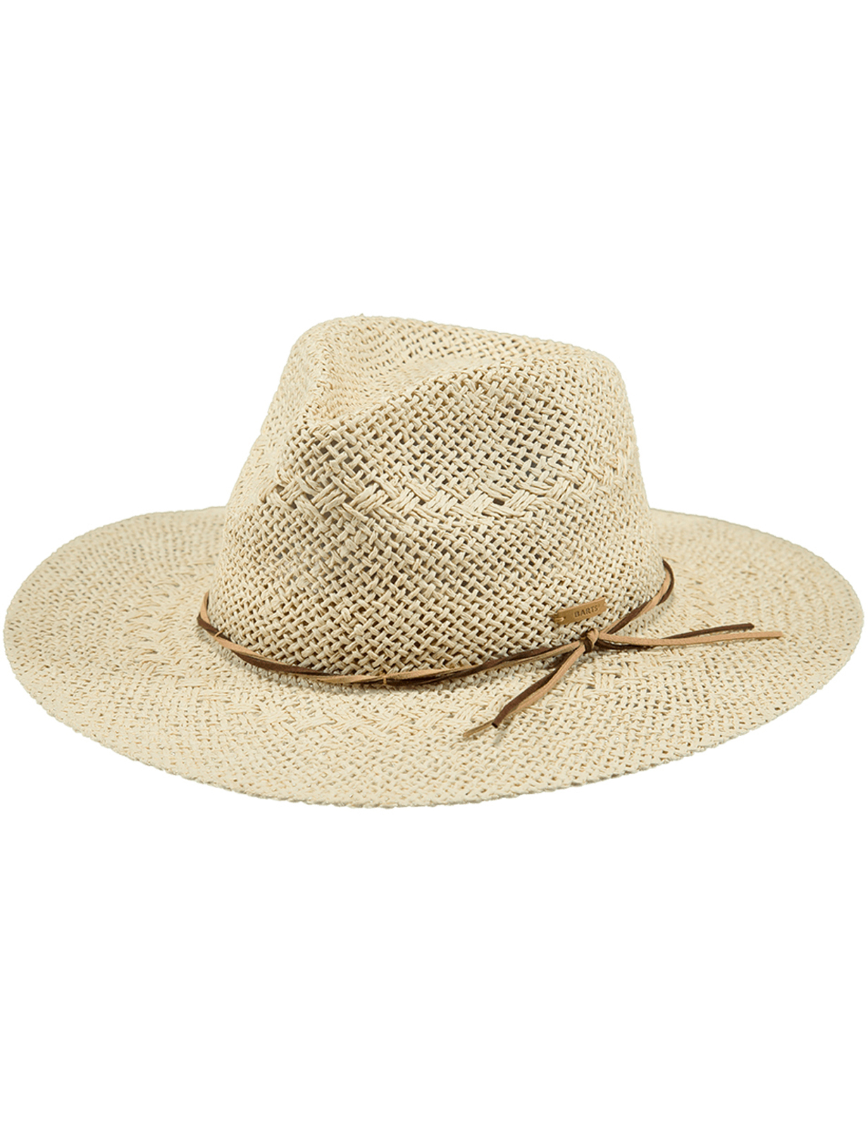 Barts Arday Straw Fedora Hat — Natural Woven, Sun Protection, One Size arday-terra.jpg main image 4