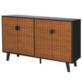 thumbnail image 6 of Finnhomy Modern 4-Door Sideboard Buffet, Entertainment Console Cabinet, 63 x 15.7 x 34.6 inches, 6 of 6
