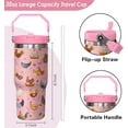 thumbnail image 2 of 30 oz Chicken Tumbler with Handle, Large Insulated Tumbler with Flip & Straw Coffee Mug Cup Stainless Steel Gifts for Women Men Youth, 2 of 6