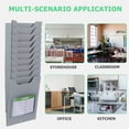 thumbnail image 4 of Shisuyan Wall Mounted Holder Rack Attendance Holder for Office Warehouse, 4 of 8