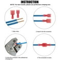 thumbnail image 4 of 100× Insulated Male Female Quick Disconnect Terminal AWG22-18 Wire Connector kit, 4 of 9