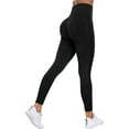 thumbnail image 3 of Women's High Waist Workout Leggings with Pockets Thick Comfortable Yoga and Running Pants for Training, 3 of 9
