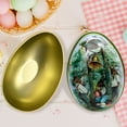 thumbnail image 4 of QTOCIO Easter Decorations, Easter Rabbits Iron Box Easter Eggs Iron Box Jewelry Box Candy Box Snack Box Toy Box Easter Decoration Storage Easter Eggs, 4 of 6