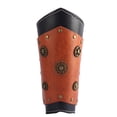 thumbnail image 1 of Brazales de Muñequera con Cordón Ajustable de material cuero Artificial con Remaches Engranaje Steampunk Accesorios de Disfraces Negro, 1 of 9
