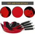 thumbnail image 4 of Pot & Pan Protectors - Big Different Sizes (16" 15" 14" 12") - Set of 8 - Material Felt, Cookware Protectors, Keep Kitchenware of Scratches and Avoid Clatter, Divider Pads, 4 of 4