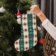 thumbnail image 5 of Sikiie Christmas Snowflakes Plaid Christmas Stockings,18 Inches Christmas Stockings Xmas Hanging Stockings for Family Christmas Decorations & Gifts, 5 of 7