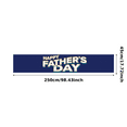 thumbnail image 6 of Decorative Design Happy Father's Day Banner Elegant Style Polyester Material Celebration Banner for Father's Day Event Holiday Decoration Party Celebration, 6 of 8