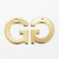 thumbnail image 2 of U8MO 100pcs 304 Golden Stainless Steel Charms Metal Alphabet A~Z Pendants 11x6~12mm-G, 2 of 2