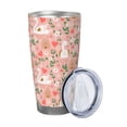 thumbnail image 2 of Junzan Swan And Flowers3 for 20oz Stainless Steel Insulated Car Cup with Spillproof Lid - Insulated Coffee Mug Thermal Cup-Without Straw, 2 of 8